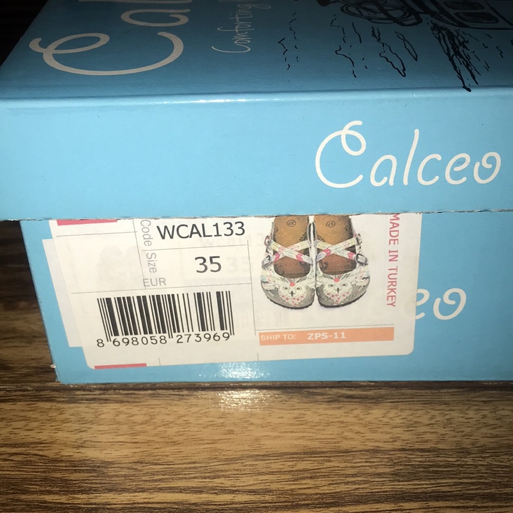 Calceo-Owl Wild free cross-strap mule- fits like Birkenstock boxed EU 35 -6-NWT - Picture 10 of 11